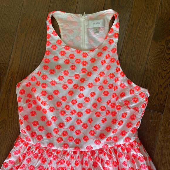 Vibrant J Crew dress, size 4, worn one! Fully lined, with POCKETS! - Picture 2 of 8